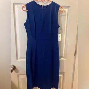 Calvin Klein dress with over sweater